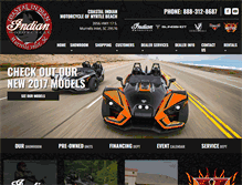 Tablet Screenshot of coastalindian.com